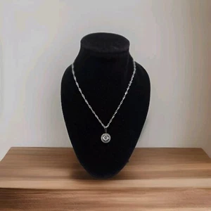 Schmuck Kette silber 925 Damen Zirkonia Stein Weihnachten Geschenk Geburtst neu - Bild 1 von 3