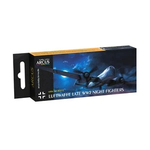 Arcus #E2012 Emaille Farbe Set Luftwaffe Late WW2 Night Fighters 6 Farben 10ml - Bild 1 von 14