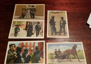 5 cartoline di lino a tema Amish, contea di Lancaster PA #94 - Foto 1 di 7