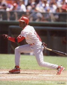 DEION SANDERS CINCINNATI REDS 8X10 PHOTO - Picture 1 of 1
