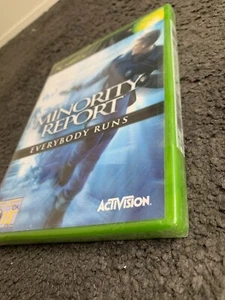 Minority Report Everybody Runs Xbox Original Brand New Sealed PAL UK Excellent - Picture 1 of 5