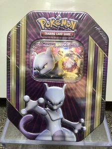 Pokemon TCG:Mewtwo Ex Triple Power Collector Tin. Brand New Factory Sealed. - Picture 1 of 1