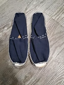 Zapatos Alpargatas Cousu Talla Principal 37 Hechos en España Azul Marino Tela Lona Planos - Imagen 1 de 7