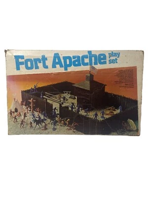 Vintage Marx Toys 4202 Fort Apache 1978 Incomplete Read - Image 1 of 4