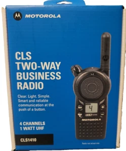 Motorola CLS1410 4 Channel UHF Two-Way Radio New In Box - Picture 1 of 3