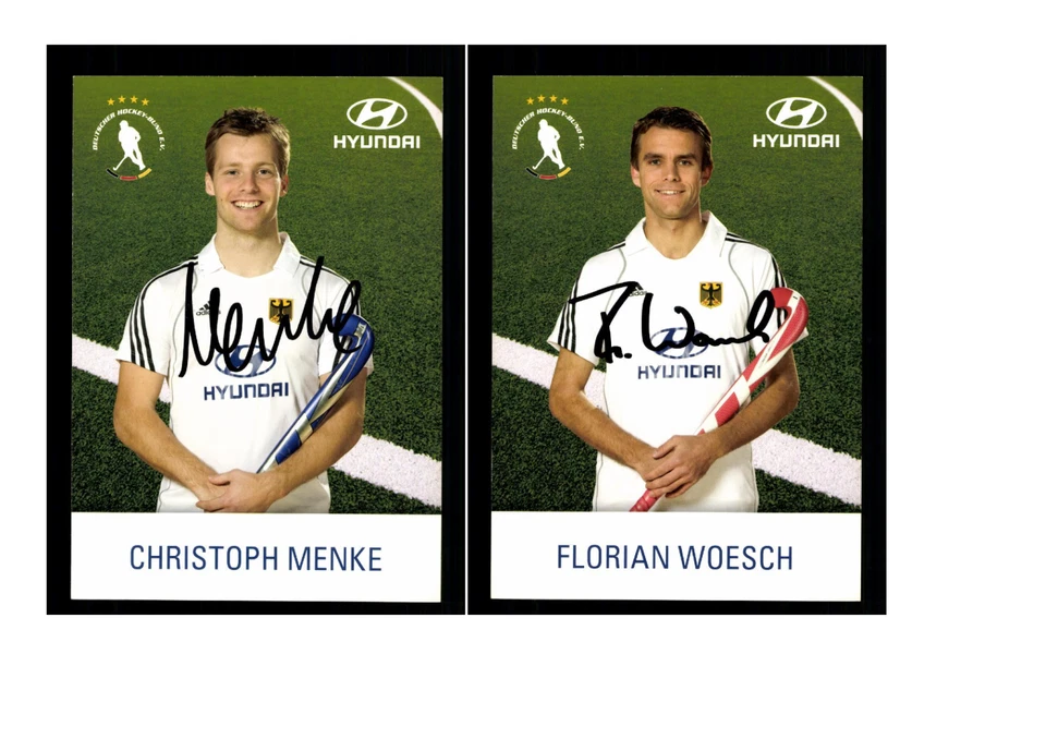  12 Autogrammkarten Hockey Nationalmannschaft Original Signiert  ## K 780 - Bild 1 von 4