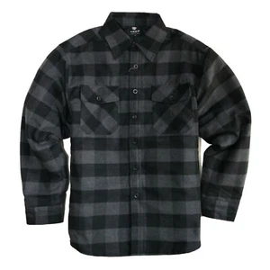 MEN'S BRAWNY FLANNEL SHIRTS - Picture 1 of 13