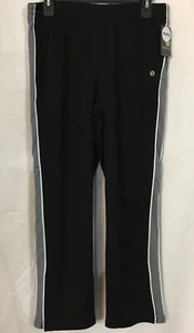 Jungen L14/16Husky schwarz & grau Laufhose Reißverschluss an der Beinunterseite Schnelldrifter - Bild 1 von 9