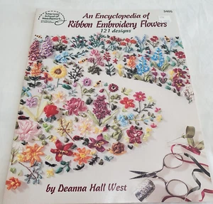 A.S.N. Pattern Book AN ENCYCLOPEDIA OF RIBBON EMBROIDERY FLOWERS 3405 ©1995 - Picture 1 of 7