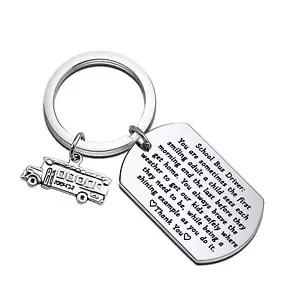 School Bus Driver Appreciation Gift Thank You Keychain Gifts for School Bus D... - Picture 1 of 7