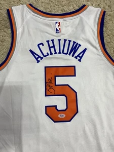 Precious Achiuwa Signed Autograph Auto New York Knicks White Jersey PSA/DNA - Picture 1 of 4