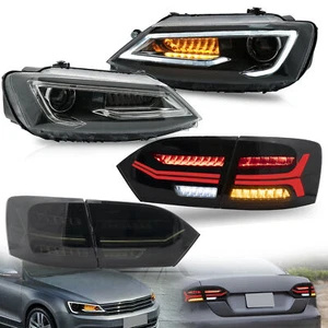 VLAND LED Headlights&Tail Lights For VOLKSWAGEN VW Jetta 2011-2014 Sequential - Picture 1 of 23