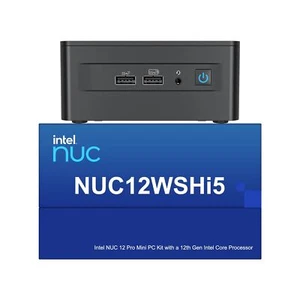 Intel NUC 12 NUC12WSHi5 Wall Street Canyon Mini Computer 12th Gen Intel Core ... - Picture 1 of 8