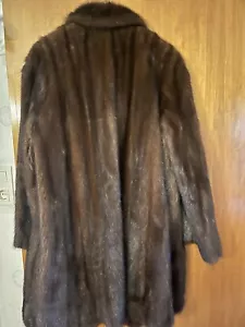 NERZJACKE braun PELZJACKE NERZ Kurzmantel MINK FUR echt KURZMANTEL - Bild 1 von 8