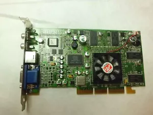 109-70700-01 ATI 64MB AGP VIDEO CARD WITH IN/OUT S-VIDEO AND VGA RADEON X300 PC - Picture 1 of 4