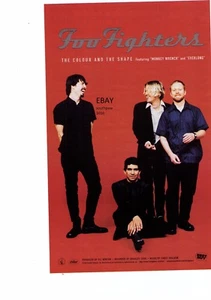 1997 Foo Fighters "The Color And The Shape" Reproduction Print Advertisement - Picture 1 of 1