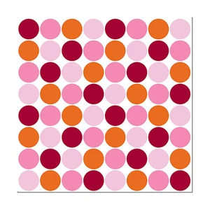 Wall Pops Lots of Dots Pink Squares Stickers Decals WPB90237 - Picture 1 of 1