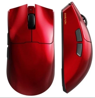 S9 Pro Wireless Gaming Mouse Red – 59g Ultra-Light, 26K DPI, 8K Polling, Triple - Image 1 of 4
