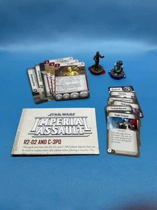 Star Wars Imperial Assault: R2-D2 & C-3PO Ally Pack – Well Painted w/ Cards - Picture 1 of 2