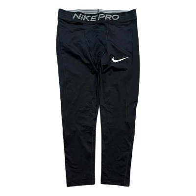 Men’s Nike Pro 3/4 Training Compression Black Tights Size Medium BV5643-010 NWT - Image 1 of 3