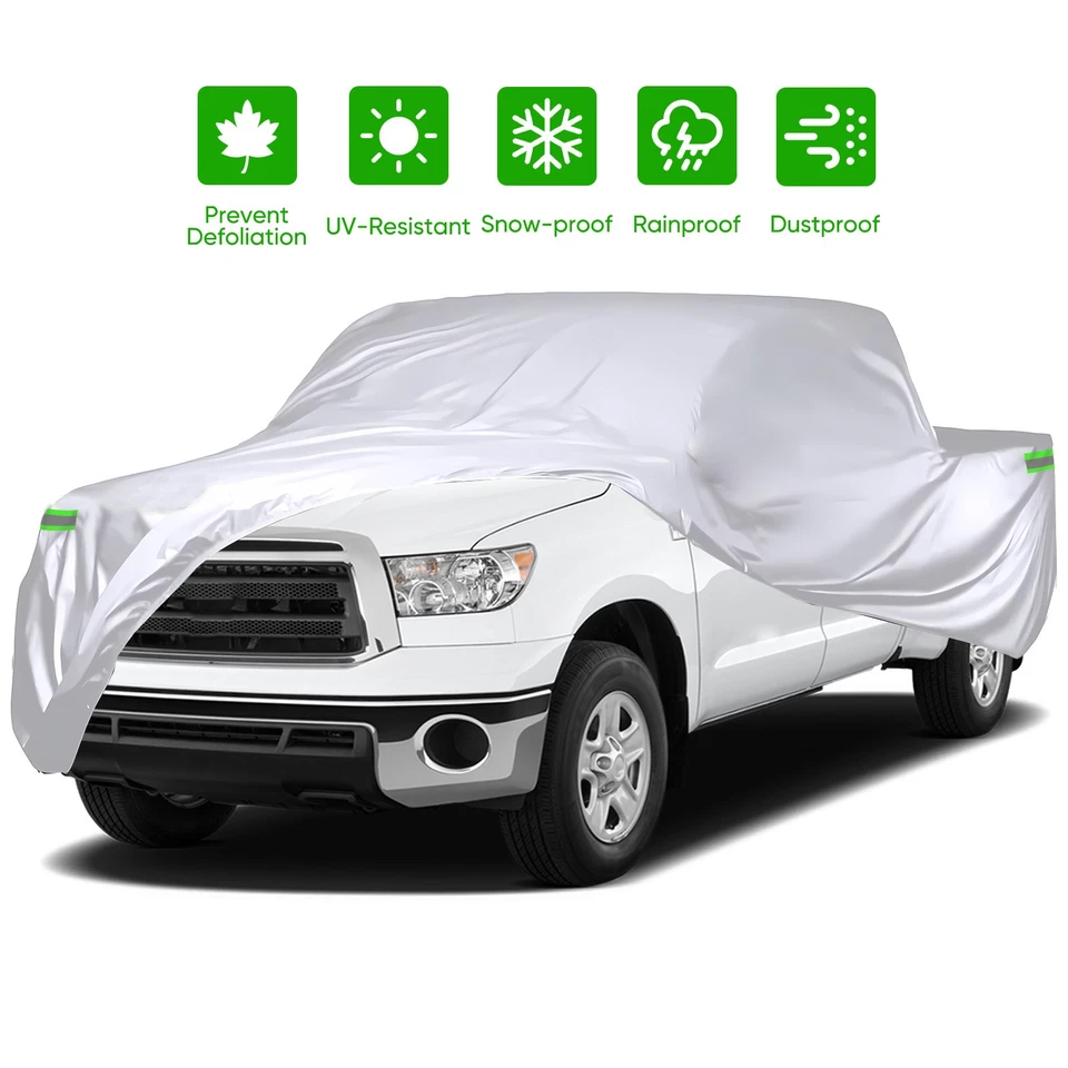 Pickup Truck Cover Waterproof Anti-UV for Chevrolet Silverado 2500 HD Crew Cab - Image 1 of 4