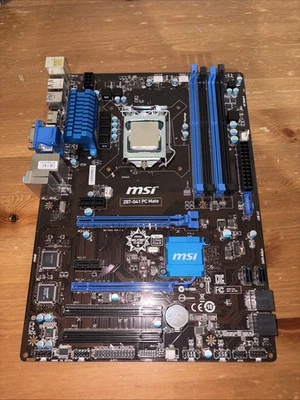 Материнская плата MSI z87-G41 PC MATE без экрана Io процессор Intel I5-4570 - Изображение 1 из 4