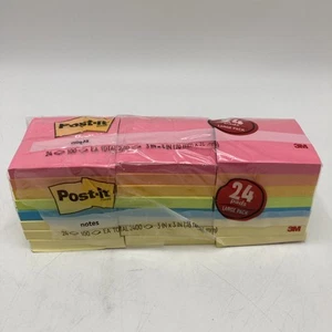 Post-it Brand 3M 3 Inch X 3 Inch Post-It Notes 24 Pads Color New In Open - Picture 1 of 9