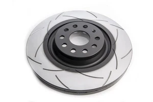 DBA Front Brake Discs Street Series T2 Slotted Pair For Audi Q3 2018-Onwards - Picture 1 of 8