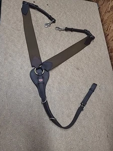 John Whitaker elastische Leder Brustplatte, Pony Größe, braun. (Ref:477Y) - Bild 1 von 6