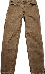 Vintage Levi 550 XX Jeans 80er Made in USA braun rost 34(32)x32 Denim Straight  - Bild 1 von 10