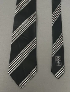 GUCCI 100% Silk TIE * Black Pink Silver * Made in Italy - Picture 1 of 16