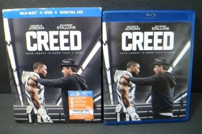 Creed (Blu-ray + DVD 2 Discs w/Slipcover No Digital) Stallone, Michael B. Jordan Foto 1 de 4