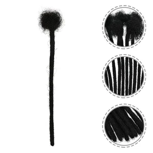 Extension Capelli Umani Neri Dreadlock Loc Naturali Capelli Veri Dreads  - Foto 1 di 12