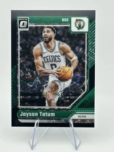 2024-25 Optic NBA Black Velocity 1/39 Jayson Tatum Boston Celtics First on Print - Picture 1 of 2