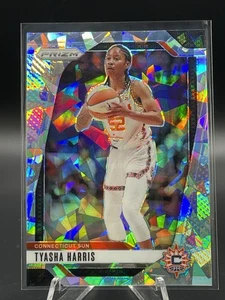 2024 Panini Prizm WNBA Tyasha Harri Silver Cracked Ice #102 Connecticut Sun - Picture 1 of 2
