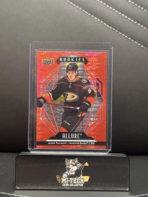 2022-23 Upper Deck Allure - Rookies Jacob Perreault #133 Red Rainbow (RC) - Image 1 of 2