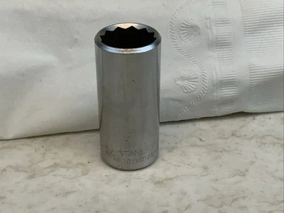 STANLEY Workmaster 86-287,   3/4in.   3/8 Drive Deep 12pt Socket, USA - Image 1 of 4