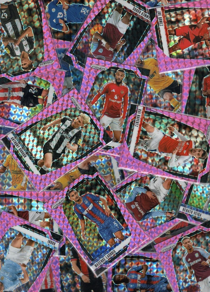 2024-25 PRIZM PREMIER LEAGUE CARD LOT - [PINK MOSAIC CARDS] - COMPLETE YOUR SET - Image 1 of 1