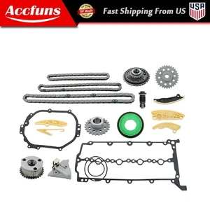 Timing Chain Kit Camshaft Phaser For Jaguar Land Rover XE F-Pace Range Rover 2.0 - Picture 1 of 17