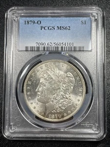 1879-O Morgan Silver Dollar $1 PCGS MS62 - Picture 1 of 4