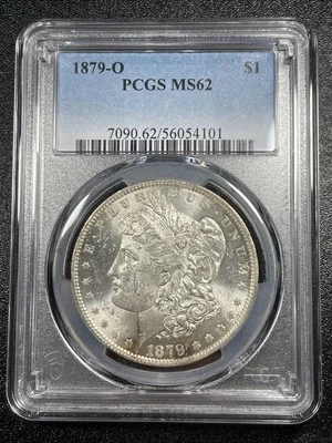 1879-O Morgan Silver Dollar $1 PCGS MS62 - Image 1 of 4