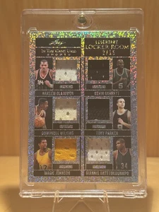 Leaf Game Used Legendary Locker Room 6 Patch /15 Magic Giannis Olajuwon Garnett - Picture 1 of 10
