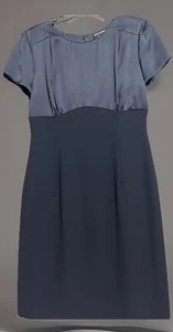 Georgio Armani Made In Italy Black, Cap Sleeves, Keyhole Back Dress RN 103723 - Picture 1 of 17