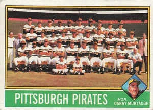 1976 Topps - Team Checklist Danny Murtaugh #504 VG (MARKED) - Bild 1 von 2