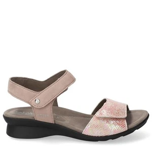 COMODA Y ELEGANTE SANDALIA MUJER MEPHISTO PATTIE PIEL TAUPE - Imagen 1 de 6
