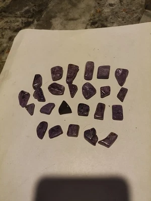 Charoite  Tumbled Lot 230cts Very Good quality 100% Natural  - Image 1 of 4