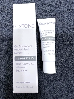 NIB New GLYTONE  Age-Defying C+ Advanced Antioxidant Serum Sample Size 0.1 fl oz - Image 1 of 4