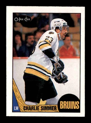 1987 O-Pee-Chee #52 Charlie Simmer   NM/NM+ X3369049 - Image 1 of 3