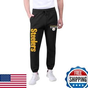 Felpa jogger NFL Pittsburgh Steelers Ultra Game - nera XXL unisex morbida - Foto 1 di 6