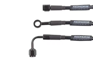 Manguera de freno Redhorse 3302-03-16 recta -3 AN a recta -3 AN 16" negra - Imagen 1 de 1